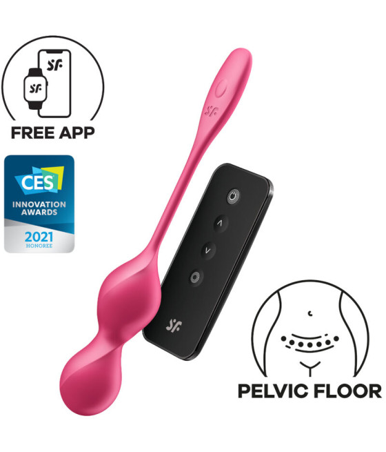 SATISFYER - LOVE BIRDS 2 VIBRATING KEGEL BALLS + FREE APP
