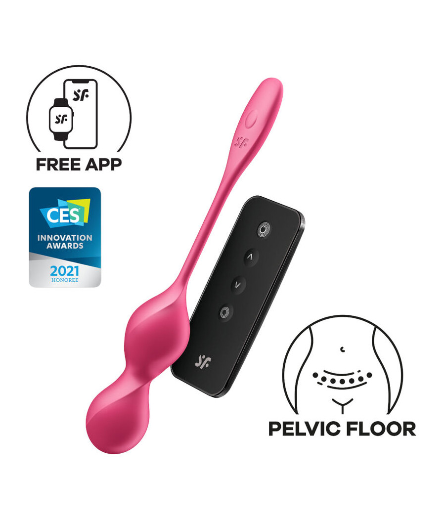 SATISFYER - LOVE BIRDS 2 VIBRIERENDE KEGEL-KUGELN + KOSTENLOSE APP