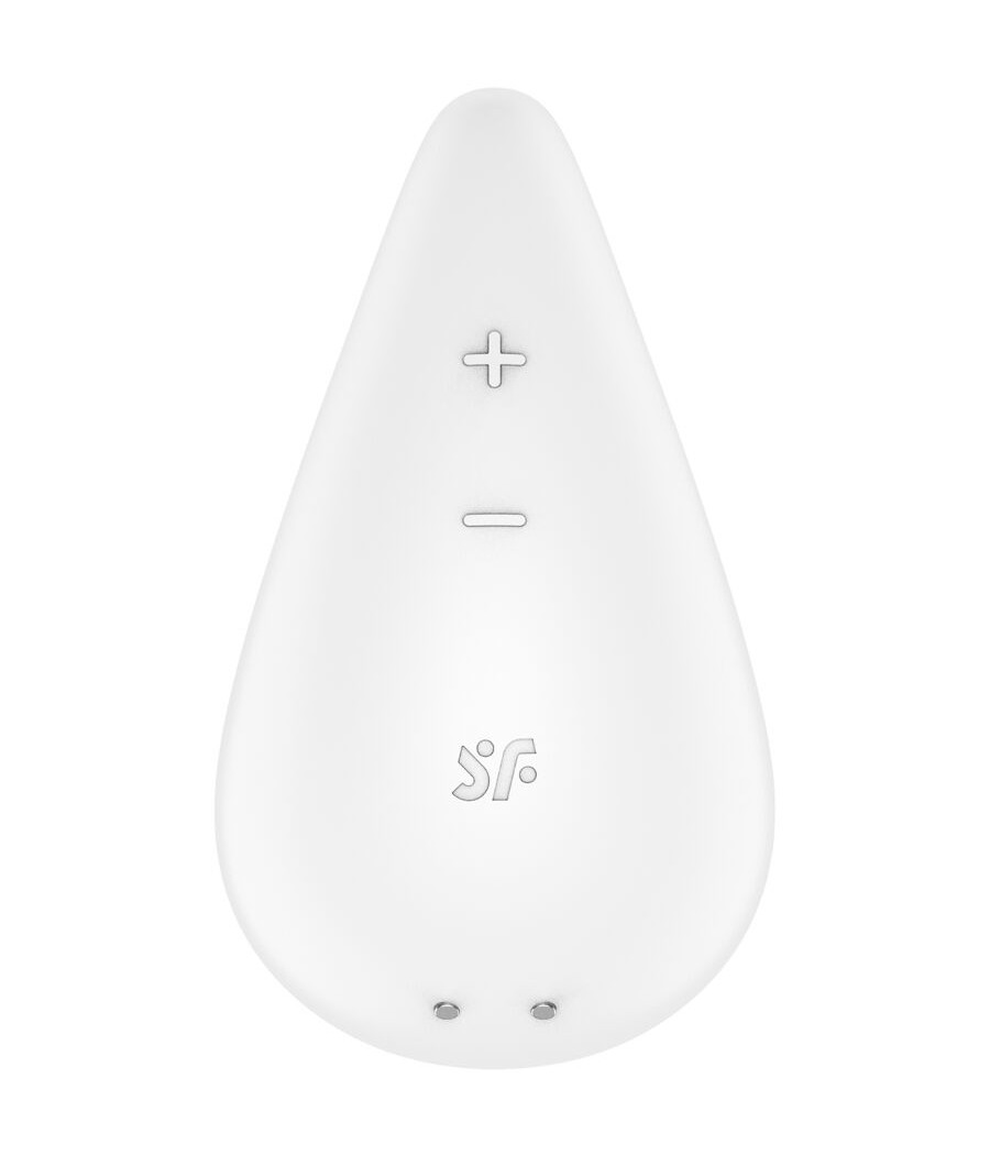 SATISFYER - DEW DROP VIBRATOR AUFLEGEN WEISS