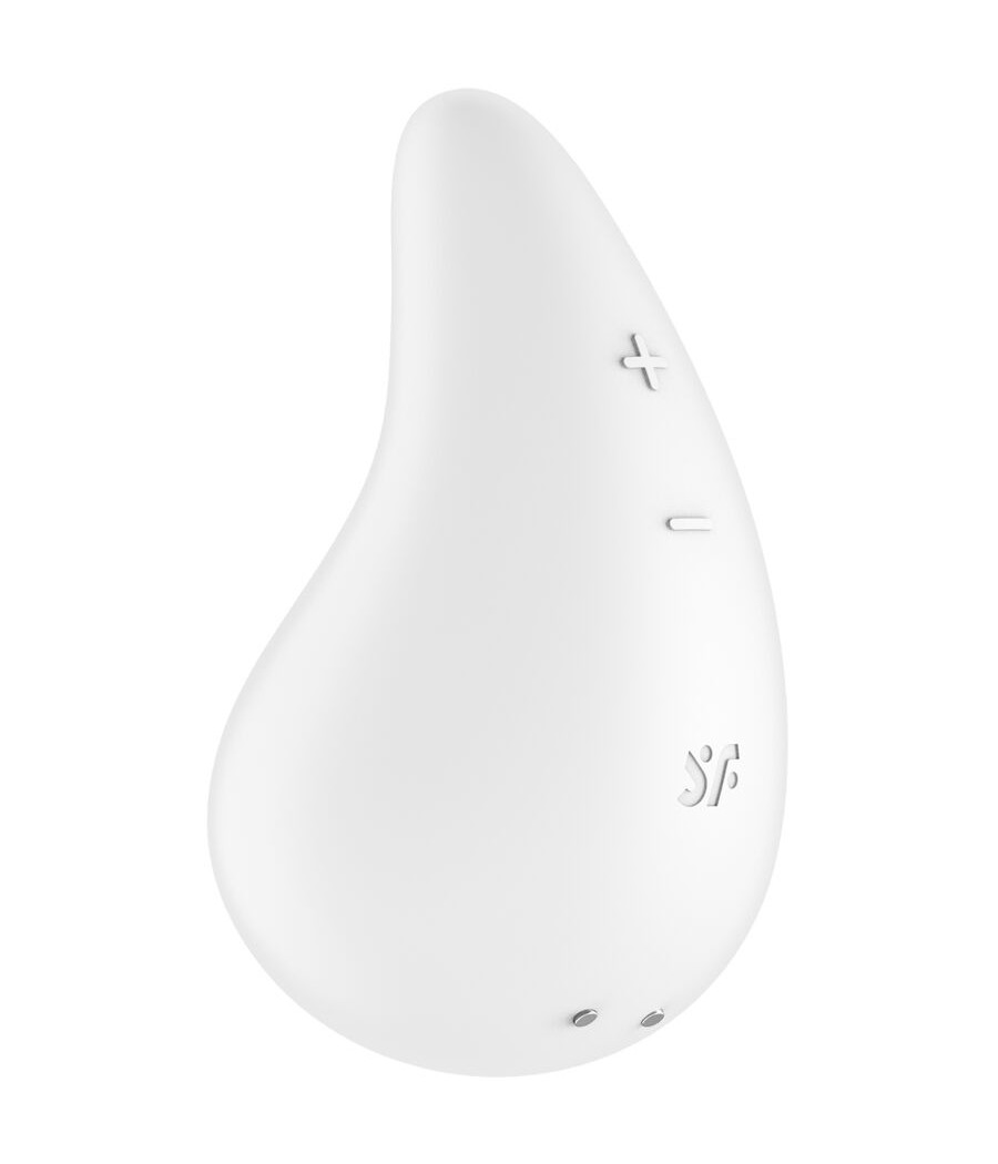 SATISFYER - DEW DROP VIBRATOR AUFLEGEN WEISS