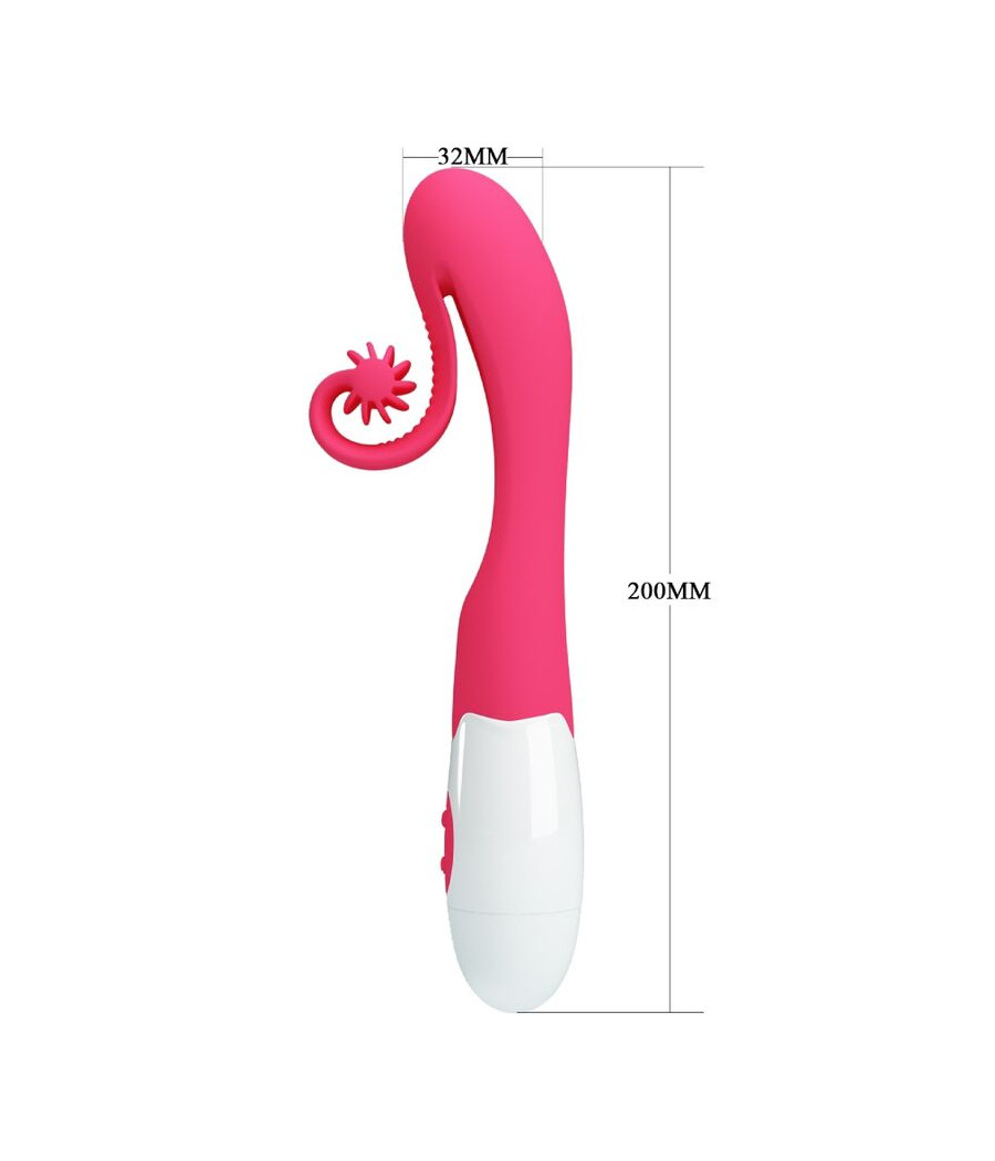 ROMANCE - VIBRATEUR ET STIMULATEUR 30 VITESSES ROSE