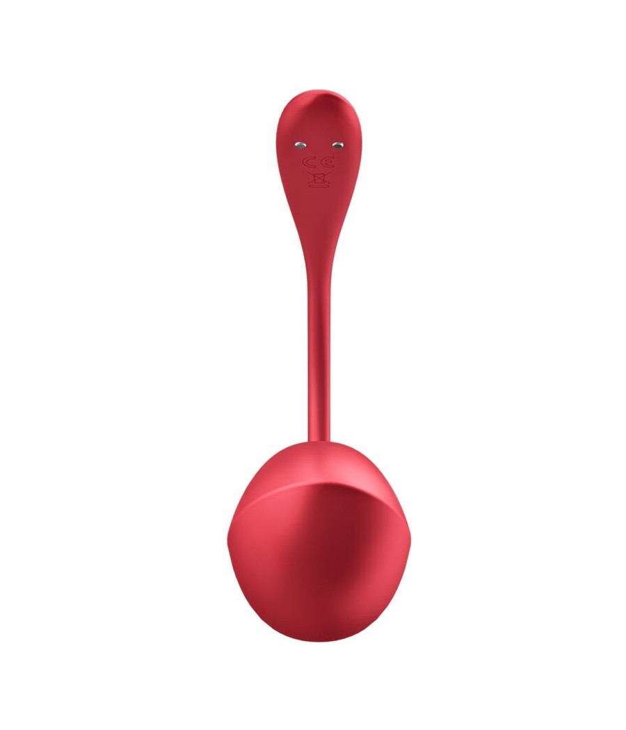 SATISFYER - SHINY PETAL STIMOLATORE CON TELECOMANDO G-POINT ROSSO APP GRATUITA