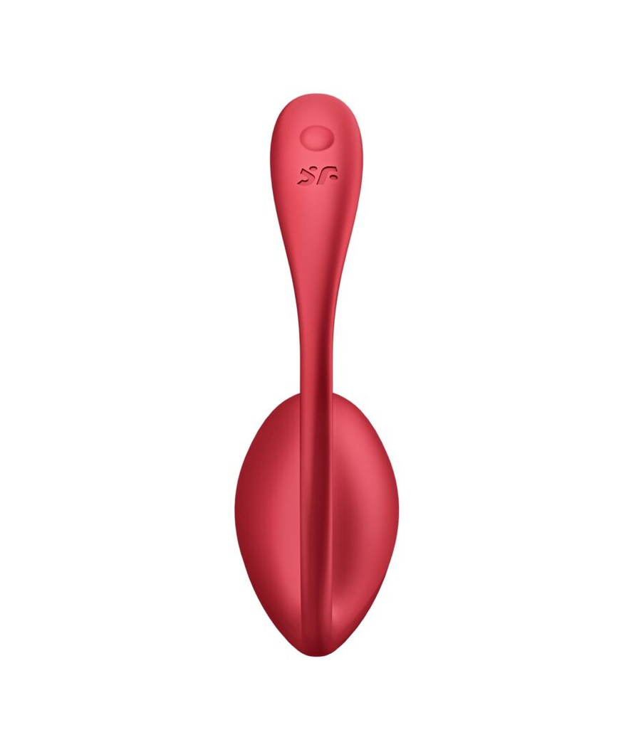 SATISFYER - SHINY PETAL STIMULATEUR À TÉLÉCOMMANDE À DISTANCE G POINT ROUGE APPLICATION GRATUITE