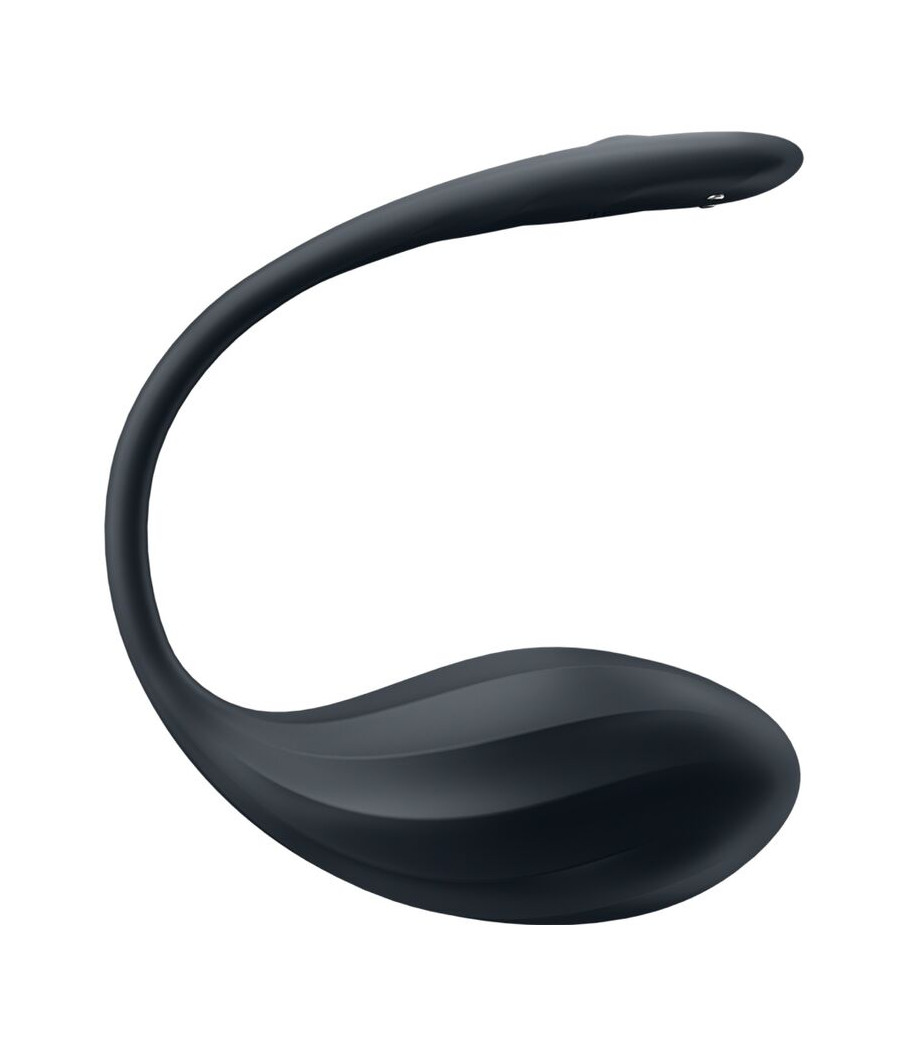 SATISFYER - RIBBED PETAL ESTIMULADOR PUNTO G CONTROL REMOTO NEGRO APP GRATUITA