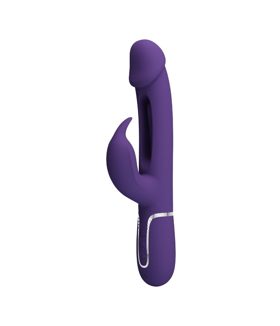 BONITO AMOR - KAMPAS COELHO VIBRADOR MULTIFUNÇÃO 3 EM 1 COM LÍNGUA VIOLETA