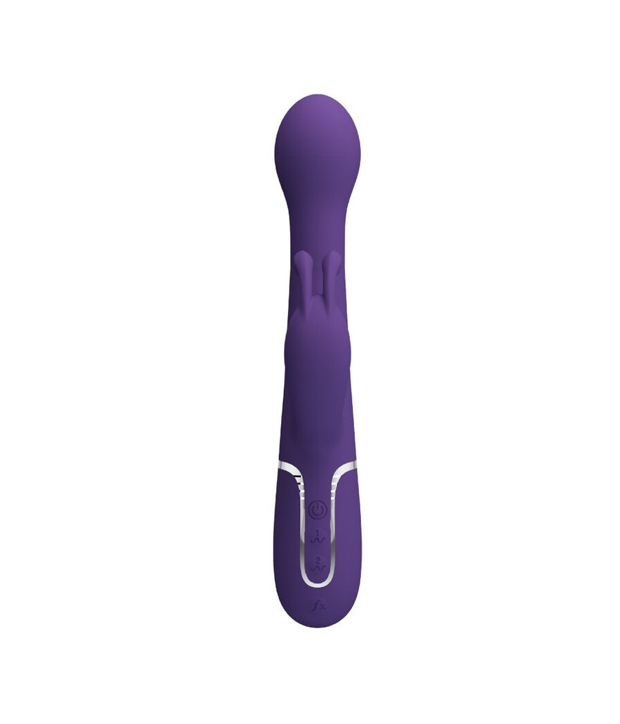 PRETTY LOVE - DEJON RABBIT VIBRATOR 3 IN 1 MULTIFUNCTION PURPLE