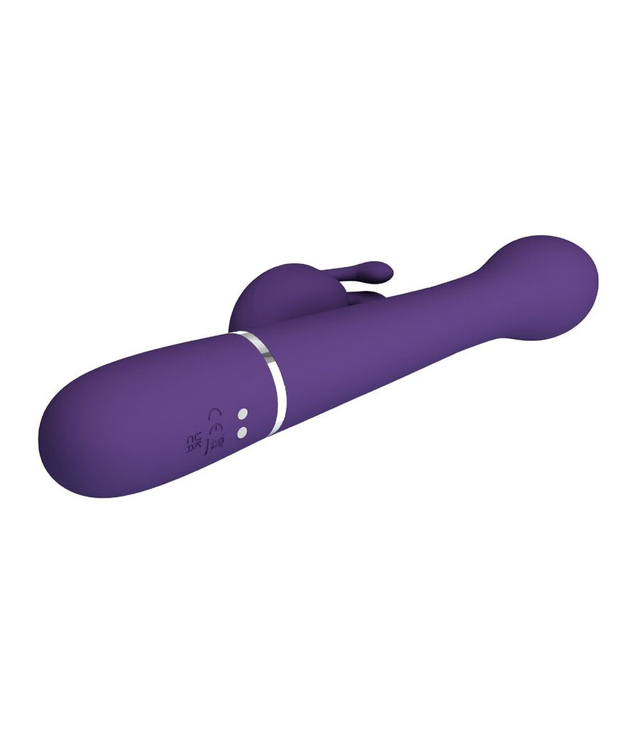 PRETTY LOVE - DEJON VIBRADOR COELHO 3 EM 1 MULTIFUNO ROXO