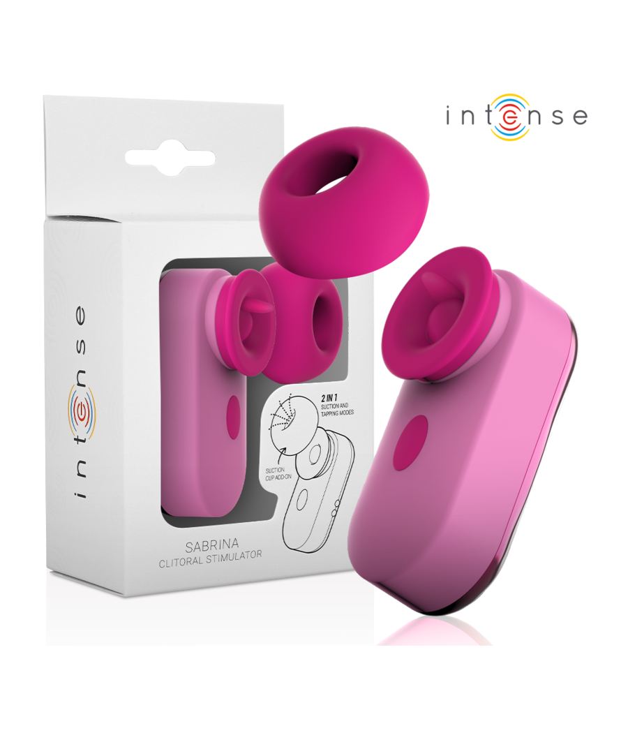 INTENSE - SABRINA TRAVEL SET ESTIMULADOR DE CLÍTORIS ROSA