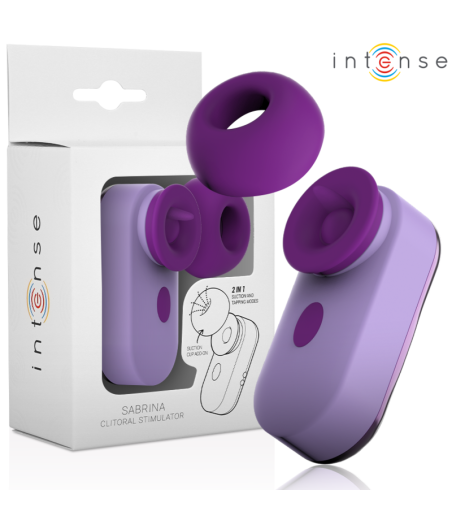 INTENSE - SABRINA TRAVEL SET ESTIMULADOR DE CLÍTORIS VIOLETA