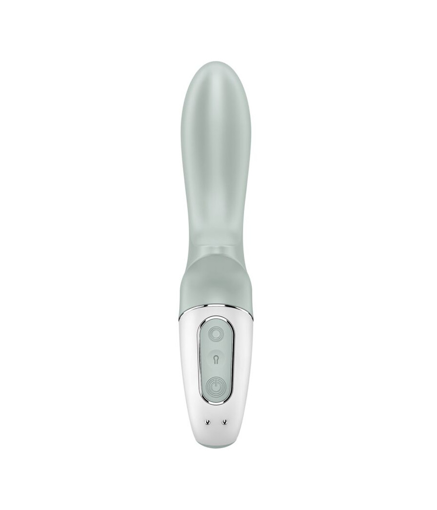 SATISFYER - AIR PUMP BOOTY 3 VIBRADOR ANAL INFLÁVEL GREYGREEN