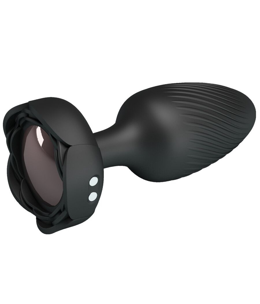 PRETTY LOVE - OSBORN PLUG ANALE CON LUCE LED NERO 9,8 CM