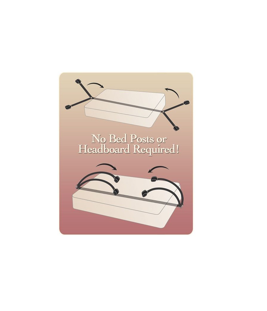 FETISH FANTASY SERIES - KIT DE RETENUE BED FIXATIONS