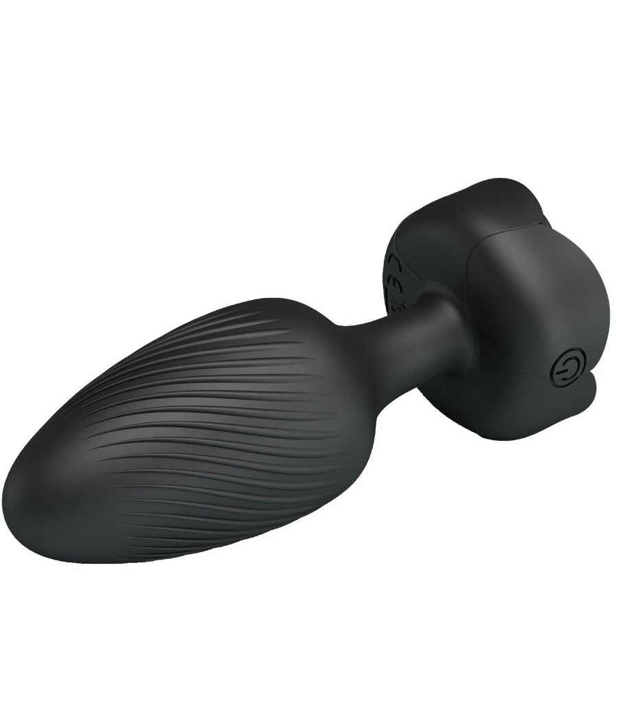 PRETTY LOVE - OSBORN PLUG ANAL COM LUZ LED PRETO 9,8 CM