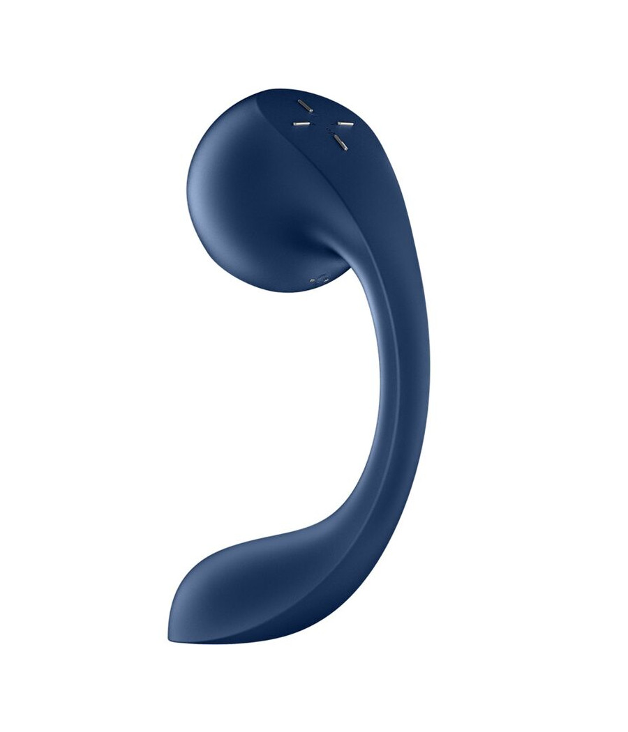 SATISFYER - PRO+ WAVE 4 ESTIMULADOR PUNTO G & AIR PULSE APLICACIÓN GRATUITA AZUL OSCURO
