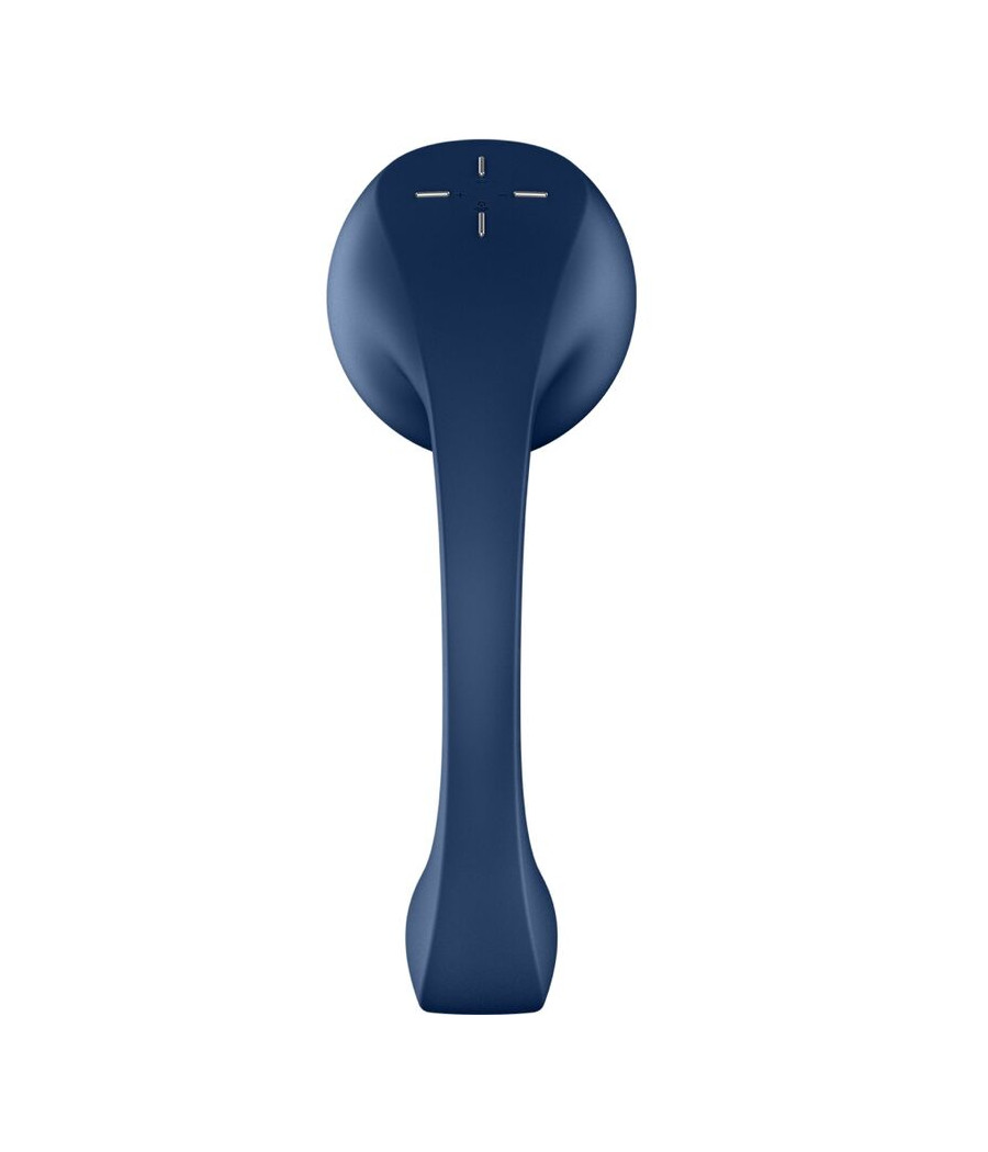 SATISFYER - PRO+ WAVE 4 ESTIMULADOR PUNTO G & AIR PULSE APLICACIÓN GRATUITA AZUL OSCURO