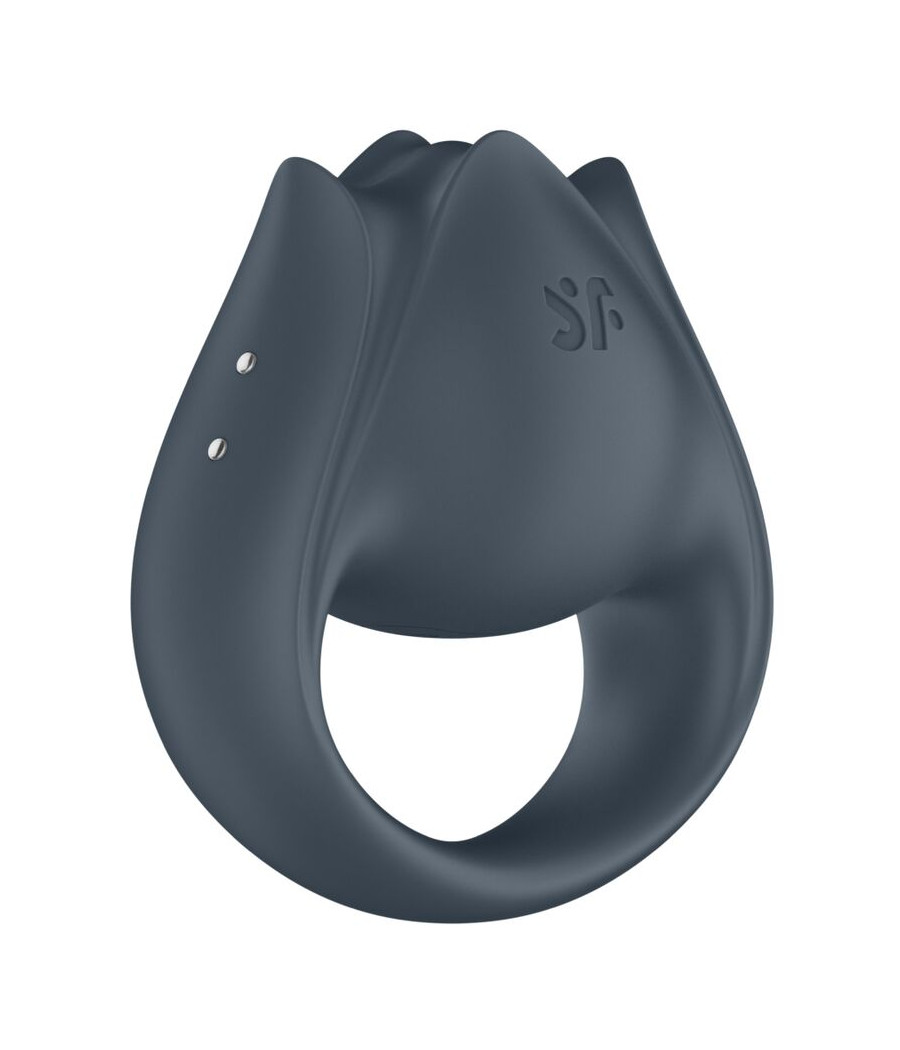 SATISFYER - PERFECT PAIR 2 MULTIVIBRATOR 2 IN 1 PENISRING UND FINGERSTIMULATOR GRAU