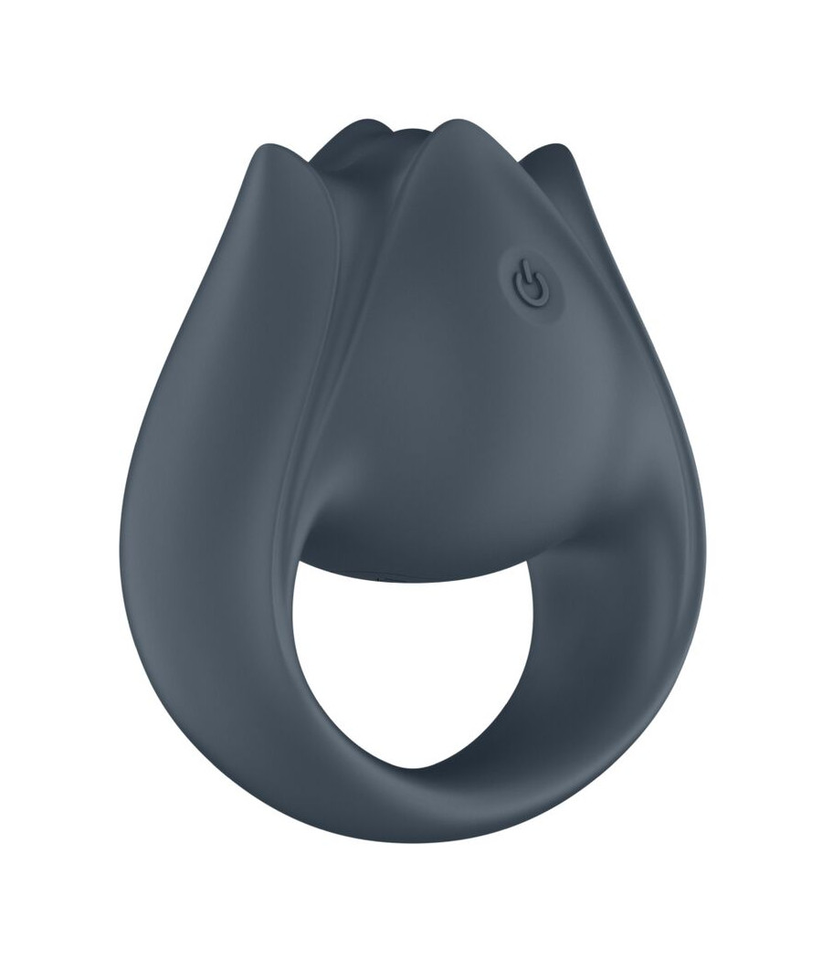 SATISFYER - PERFECT PAIR 2 MULTIVIBRATOR 2 IN 1 PENIS RING AND FINGER STIMULATOR GREY