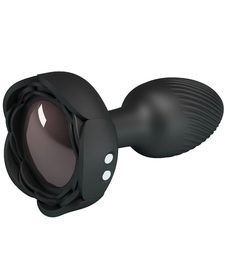 PRETTY LOVE - OLMAN PLUG ANAL COM LUZ LED PRETO 8,8 CM
