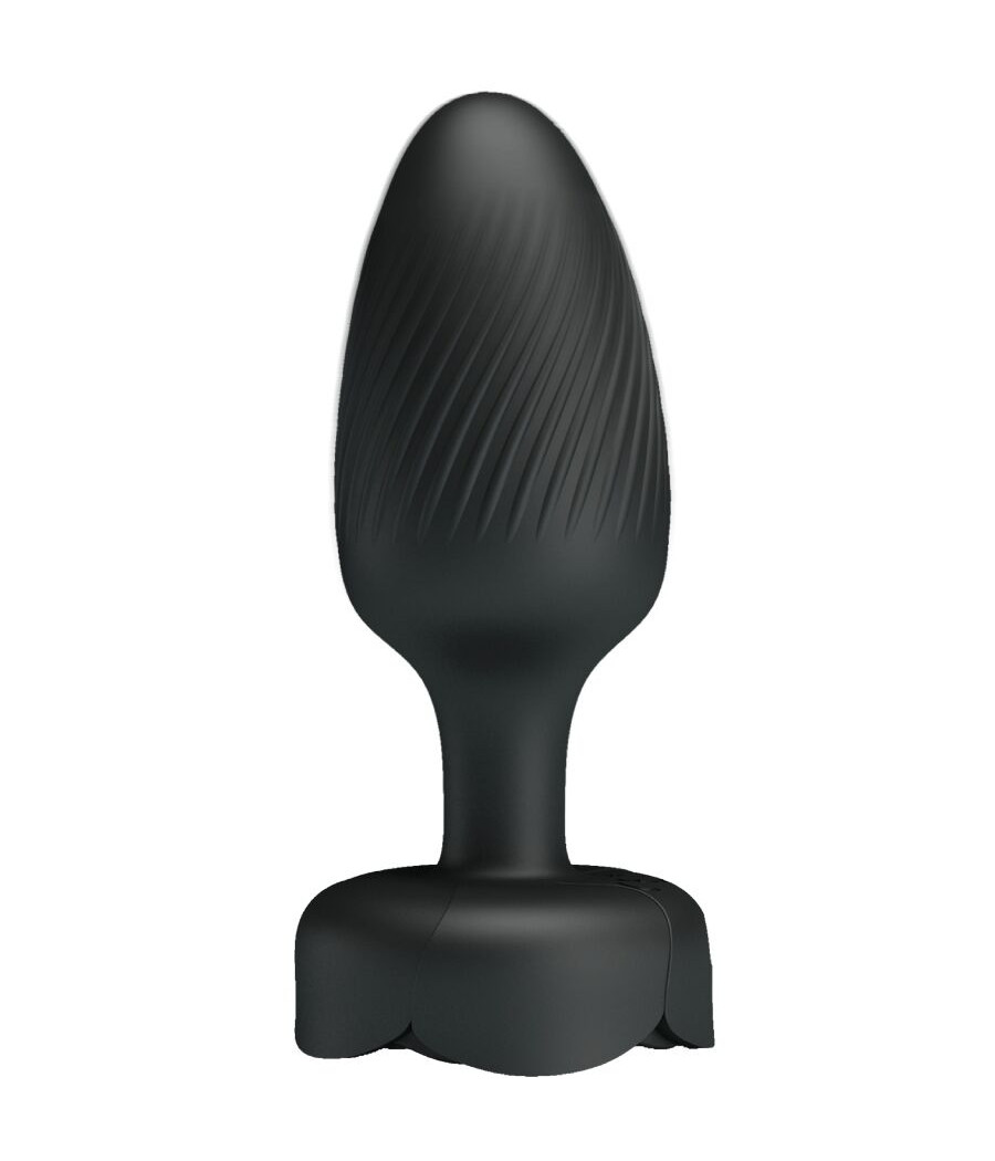 PRETTY LOVE - OLMAN ANAL PLUG MIT LED LICHT SCHWARZ 8,8 CM