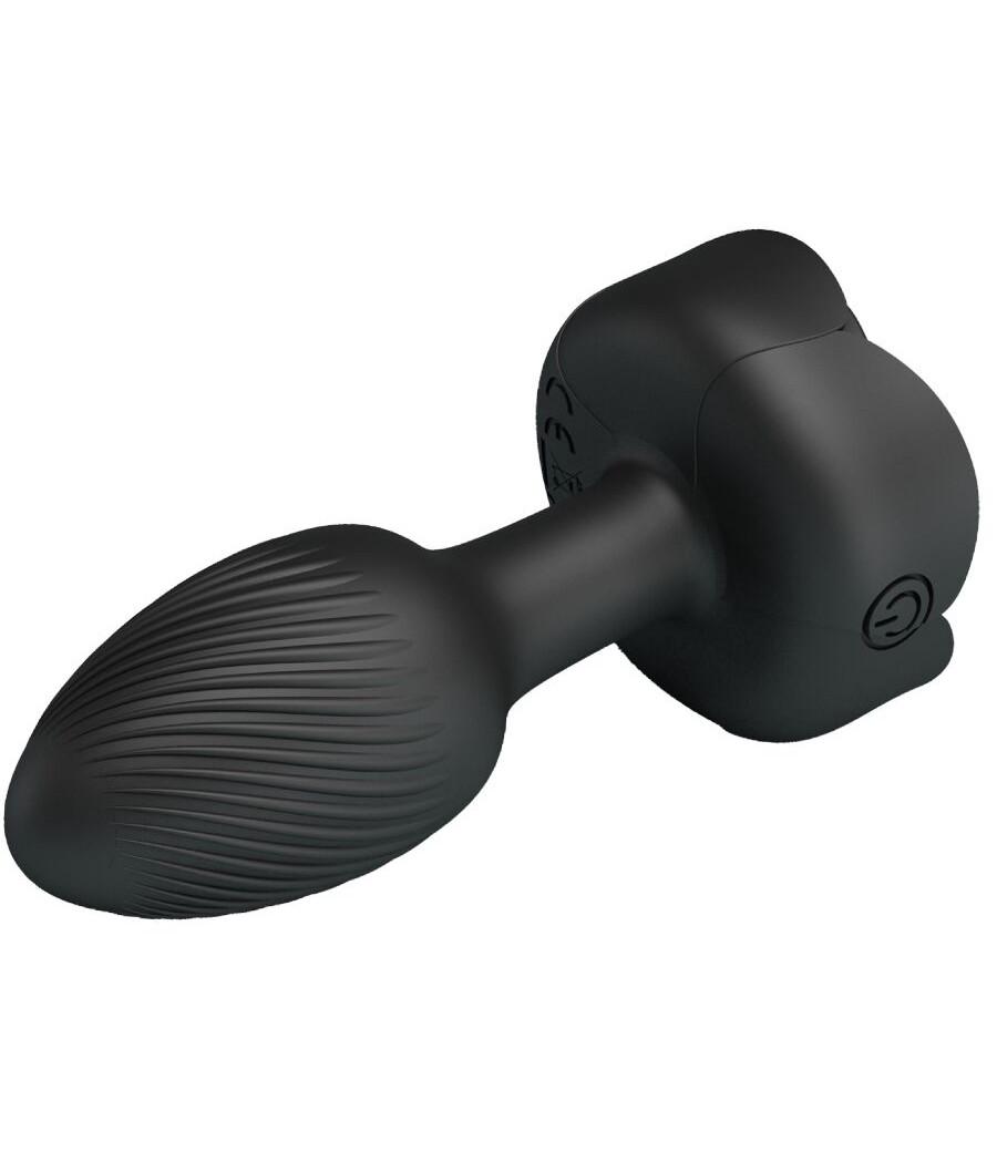 PRETTY LOVE - OLMAN PLUG ANAL COM LUZ LED PRETO 8,8 CM