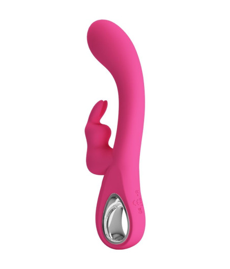PRETTY LOVE - NOVAK RABBIT VIBRADOR 12 VIBRAÇÕES ROSA