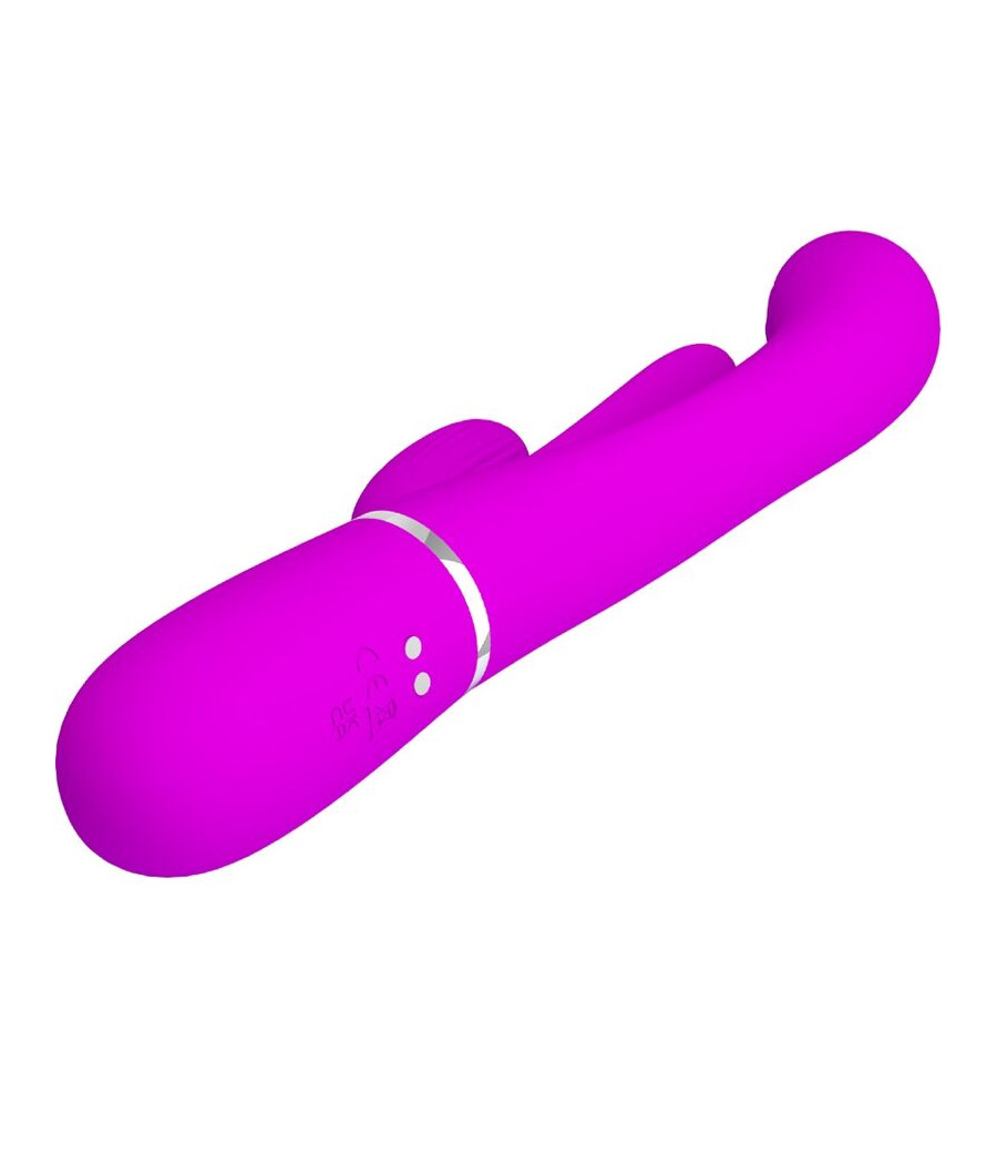 PRETTY LOVE - SHANIA VIBRATORE TRIPLO CONIGLIO MULTIFUNZIONE ROSA