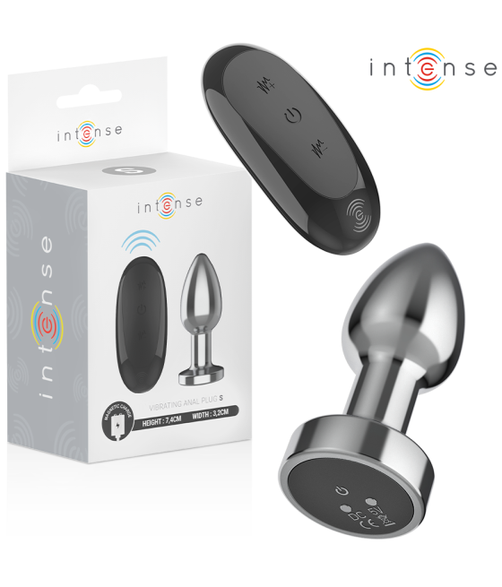 INTENSE - ANAL PLUG 10 VIBRATIONEN METALL MIT FERNBEDIENUNG S