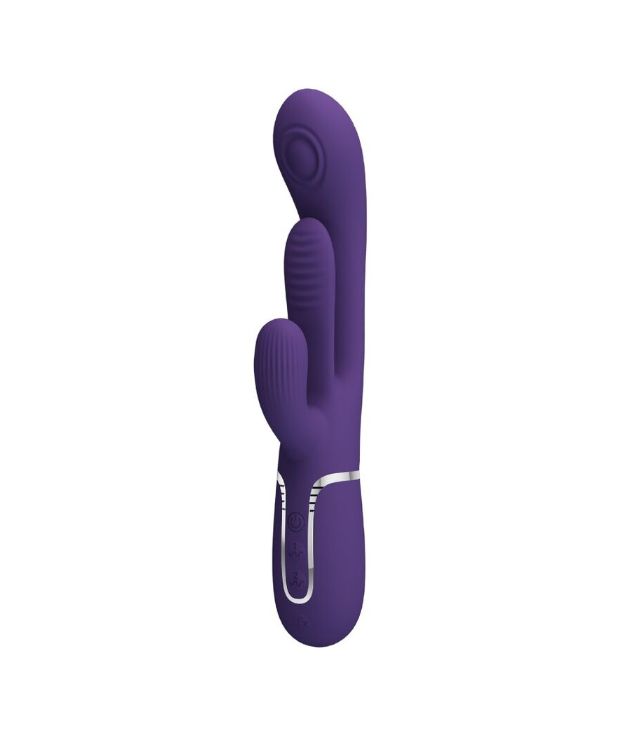 PRETTY LOVE - SHANIA TRIPLE RABBIT VIBRATEUR MULTIFONCTION VIOLET