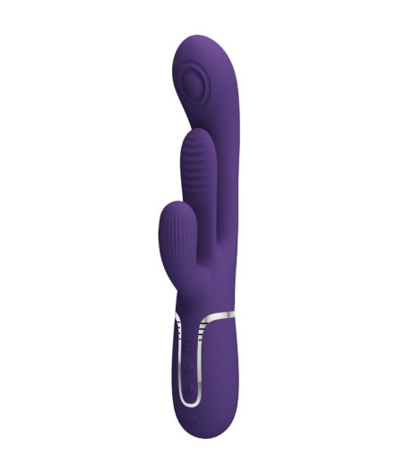 PRETTY LOVE - SHANIA TRIPLE RABBIT VIBRATOR MULTIFUNCTION PURPLE