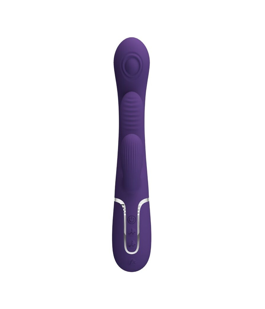 PRETTY LOVE - SHANIA TRIPLE RABBIT VIBRATOR MULTIFUNCTION PURPLE