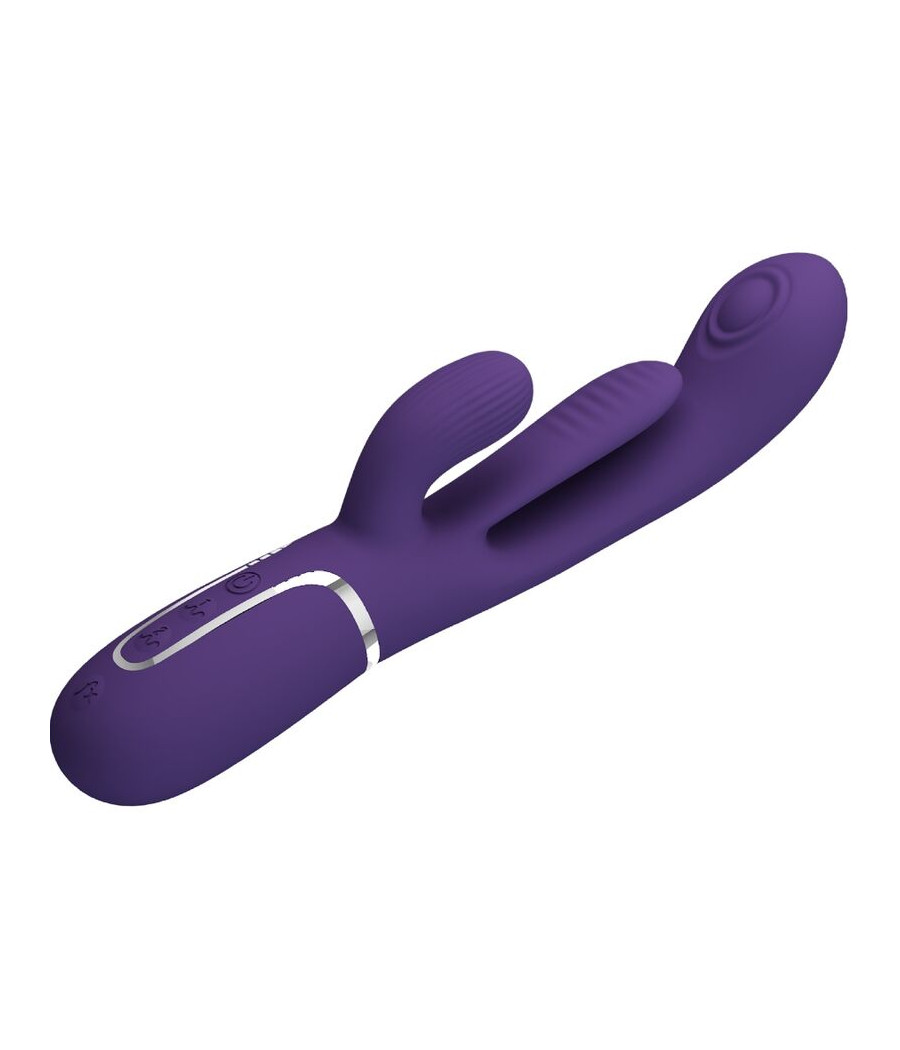 PRETTY LOVE - SHANIA TRIPLE RABBIT VIBRATOR MULTIFUNCTION PURPLE