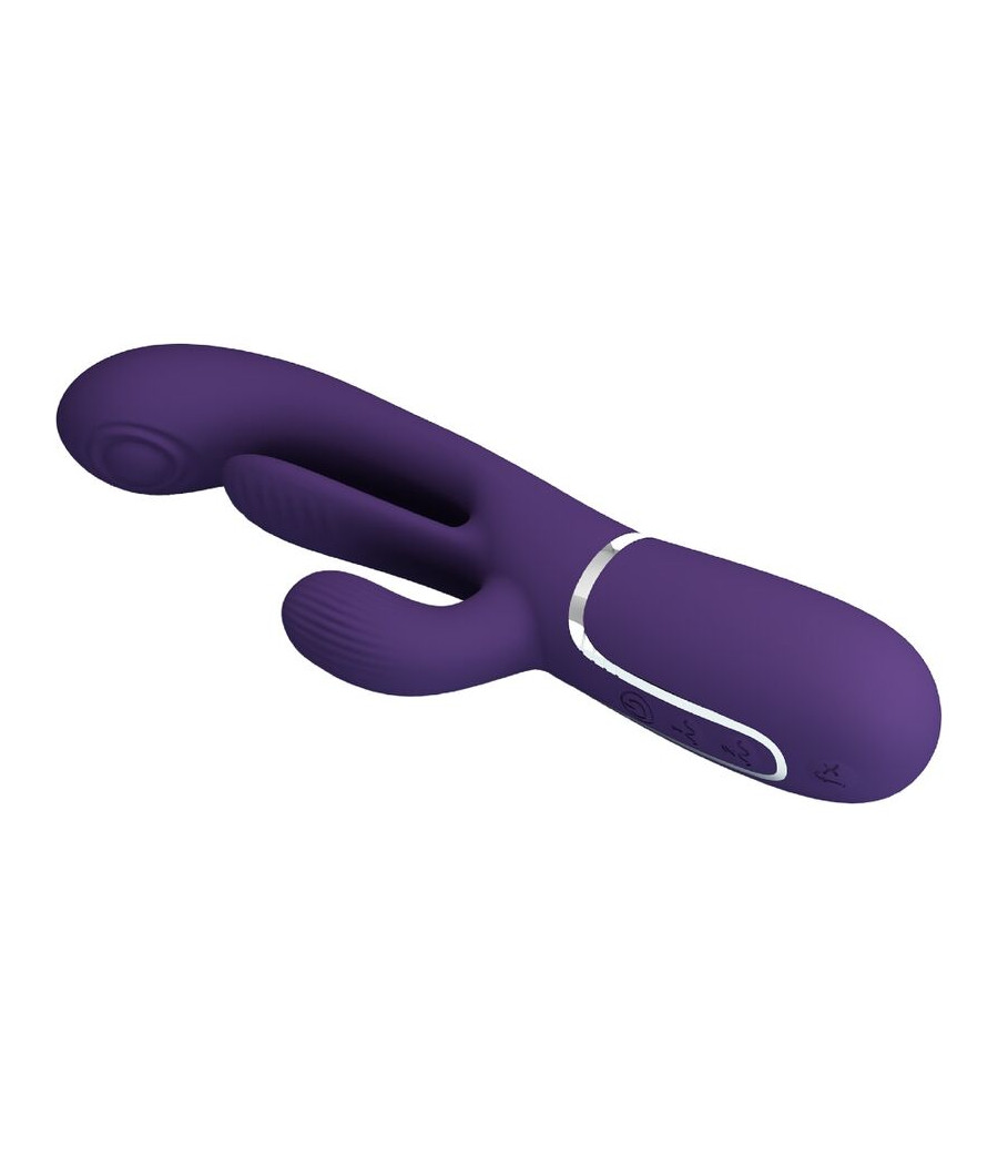 PRETTY LOVE - SHANIA TRIPLE RABBIT VIBRATOR MULTIFUNCTION PURPLE