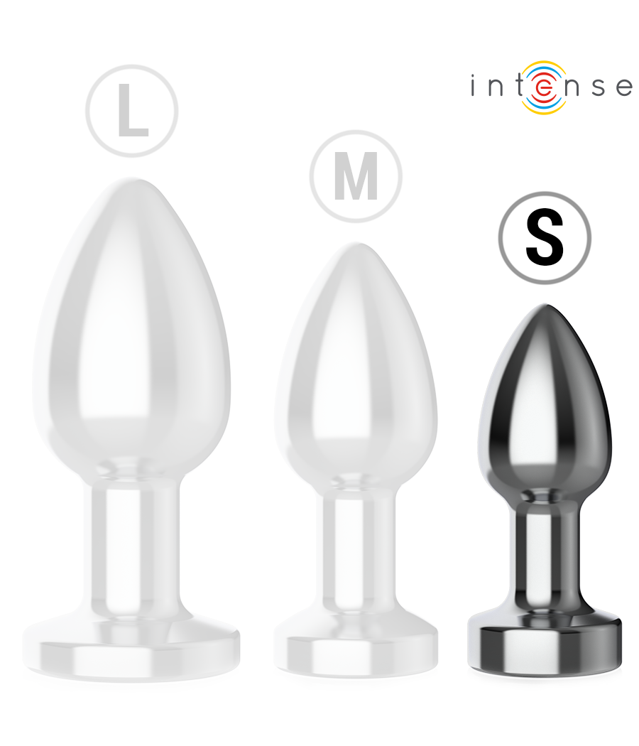 INTENSE - PLUG ANAL 10 VIBRATIONS MÉTAL AVEC TÉLÉCOMMANDE S