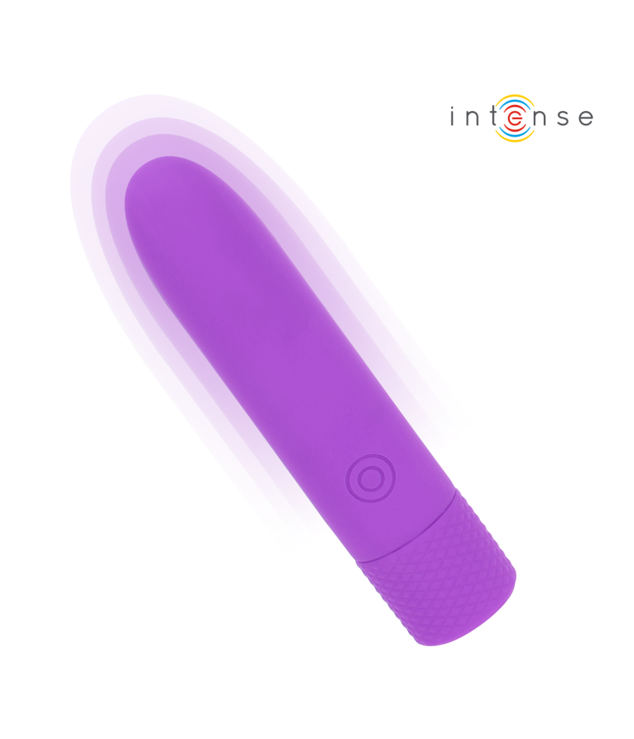 INTENSE - SYMONE BULLET VIBRANT RECHARGEABLE USB 8 VIBRATIONS VIOLET 10 X 2,2 CM