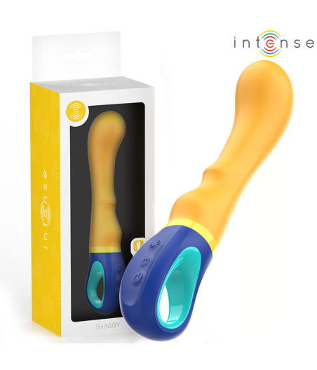 INTENSE - SHAGGY G-SPOT VIBRATOR YELLOW