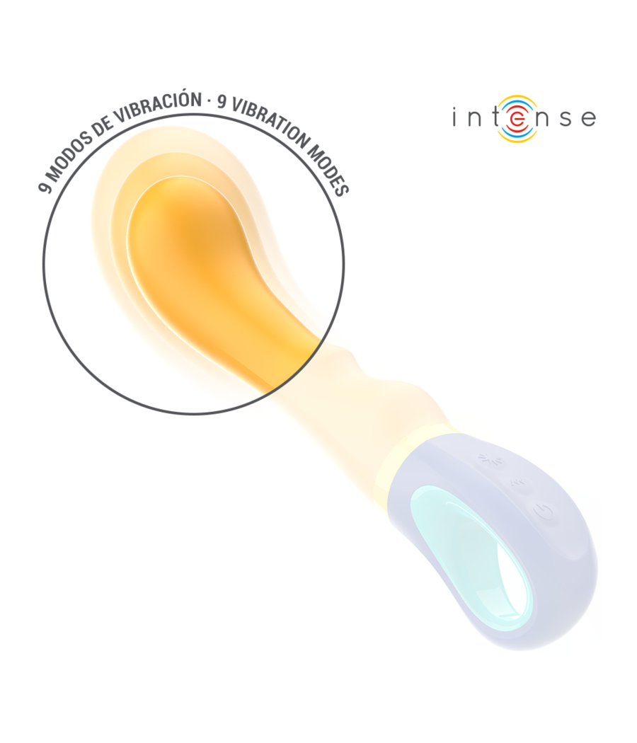 INTENSO - VIBRATORE PUNTO G SHAGGY GIALLO