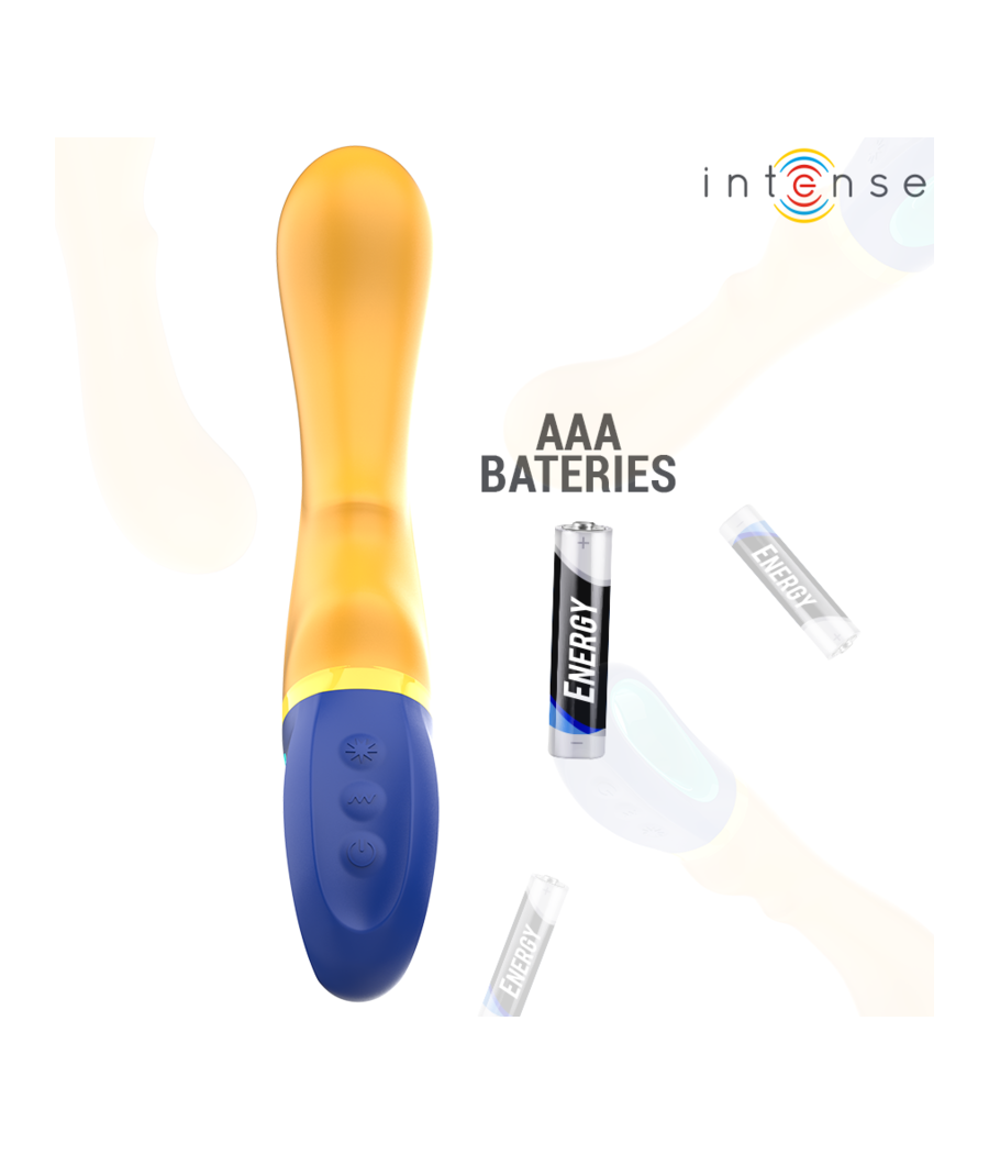 INTENSE - SHAGGY VIBRADOR PUNTO-G AMARILLO