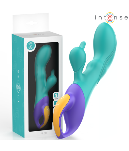 INTENSE - FRED VIBRADOR RECARGABLE RABBIT AZUL