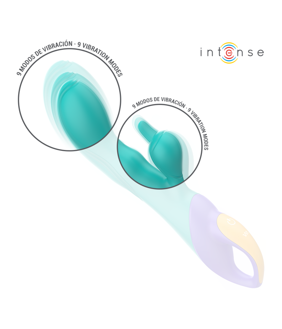 INTENSE - FRED VIBRADOR RECARGABLE RABBIT AZUL
