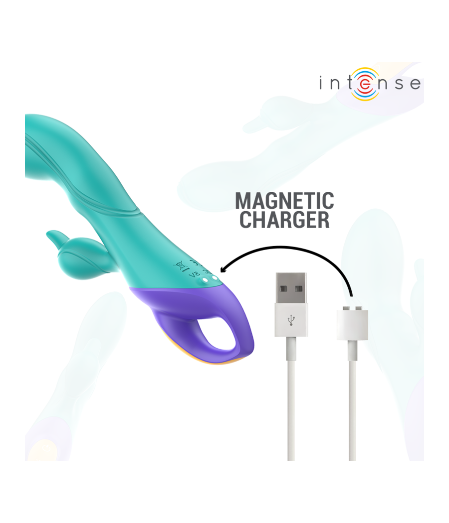 INTENSE - FRED VIBRADOR RECARGABLE RABBIT AZUL