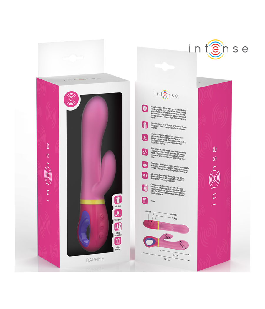 INTENSO - VIBRADOR DE COELHO ROSA DAPHNE