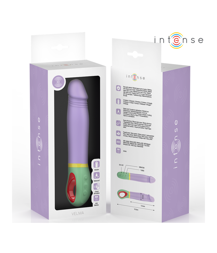 INTENSE - VELMA VIBRADOR CLÁSICO MORADO