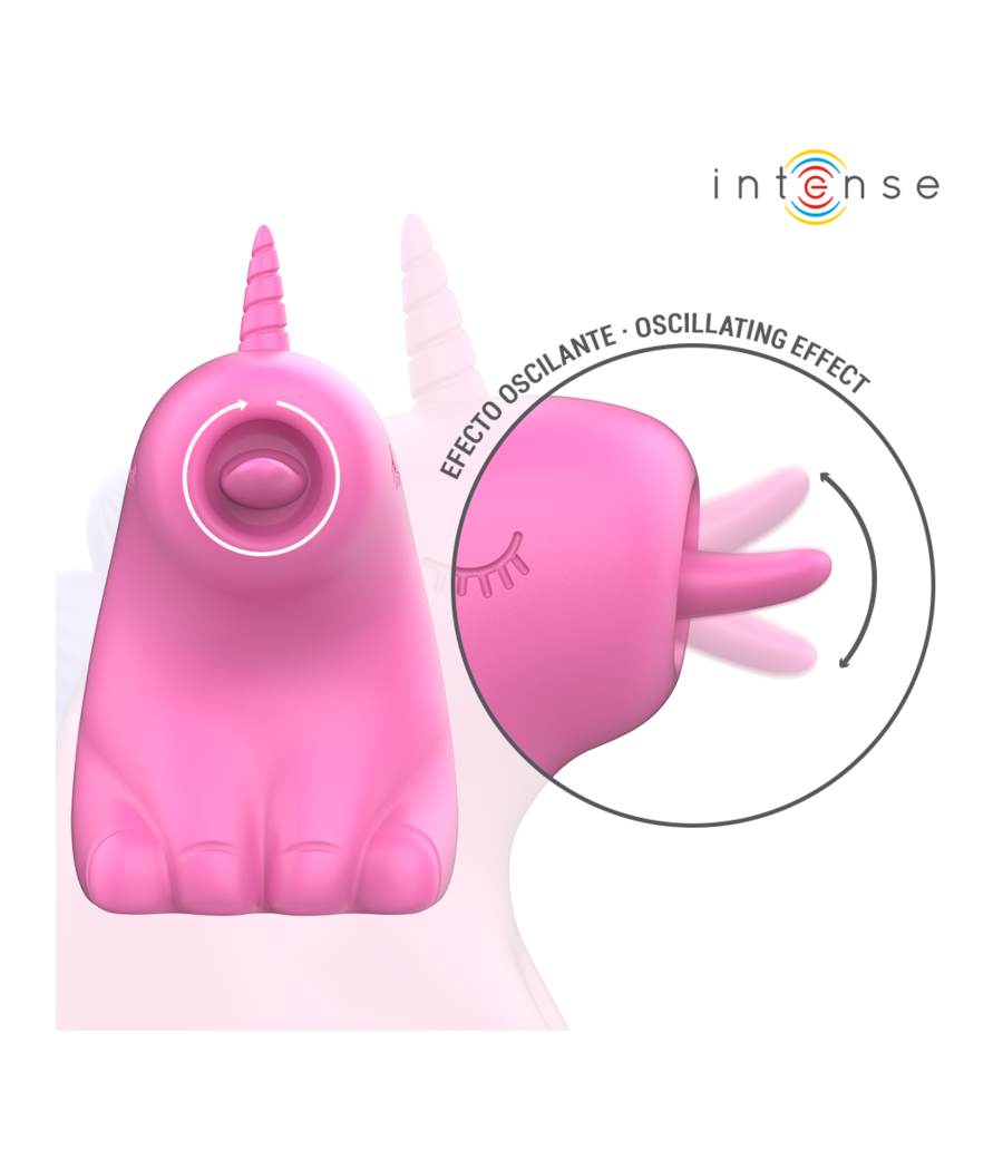 INTENSE - STIMULATEUR DE LANGUE ROTATIF À 360° PINKIE