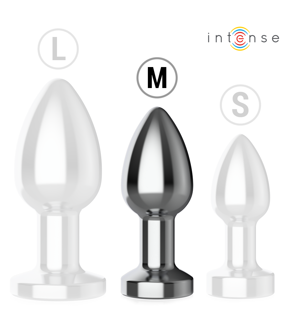 INTENSE - PLUG ANAL 10 VIBRATIONS MÉTAL AVEC TÉLÉCOMMANDE M