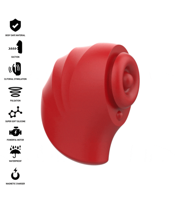 INTENSE - DONNIE STIMULATEUR CLITORIDIEN ROUGE/VERT