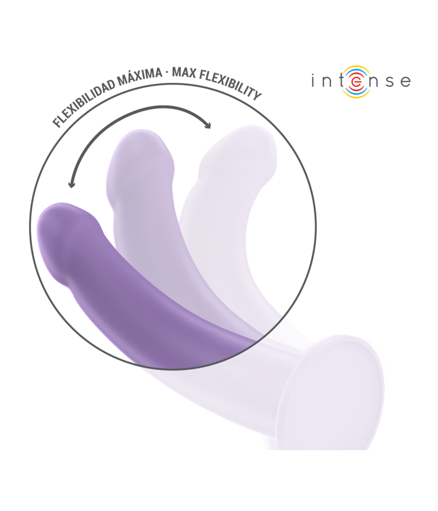 INTENSE - VIBRATORE EDDIE 17,5 CM 10 VIBRAZIONI VIOLA TELECOMANDO