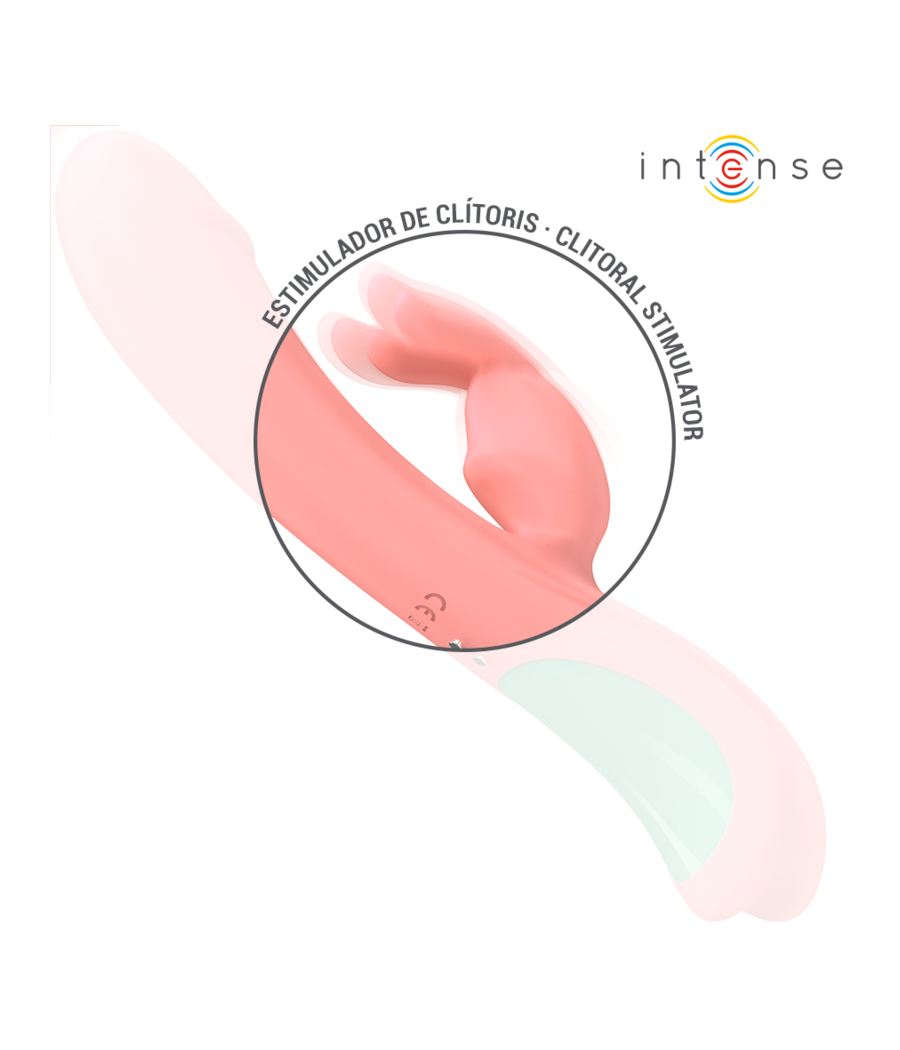 INTENSE - VIBRADOR RACHEL RABBIT 5 VIBRAÇÕES ROSA