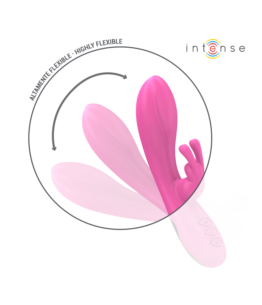 INTENSE - RANDALL VIBRATEUR RABBIT 10 VIBRATIONS ROSE