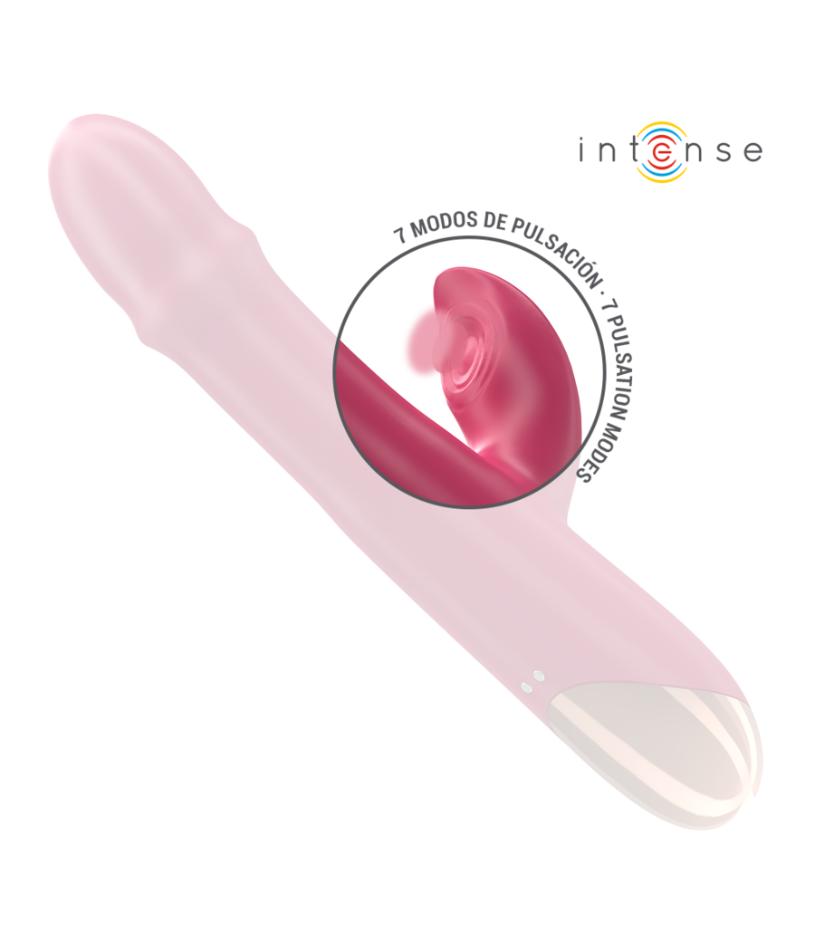 INTENSE - CHLOE VIBRADOR MULTIFUNCIÓN 3 EN 1 ROJO