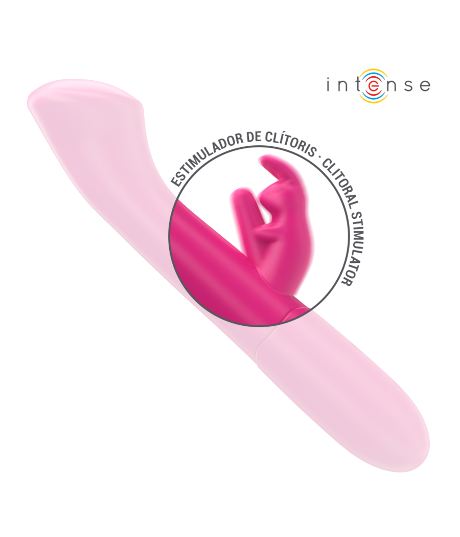 INTENSE - JULIETA RABBIT VIBRADOR 18,6 CM 10 VIBRAÇÕES ROSA